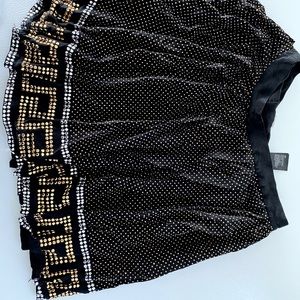 Versace and h&m skirt